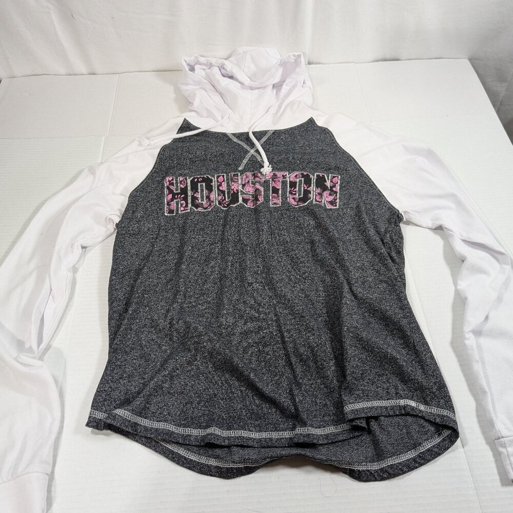 Salt Creek Apparel Houston (Texas) long sleeve pullover light weight hoodie Med